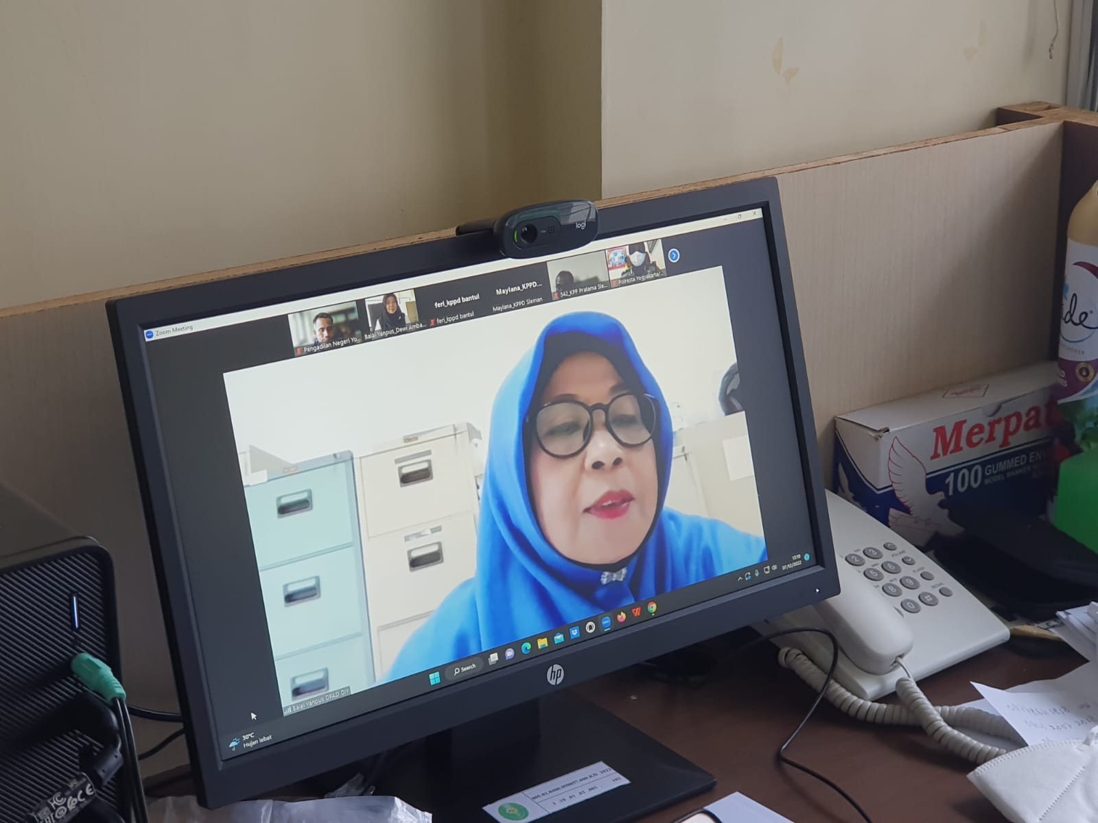 Sekretaris Pengadilan Negeri Yogyakarta Mengikuti Rapat Koordinasi bersama Dinas Perpustakaan Arsip Daerah (DPAD)