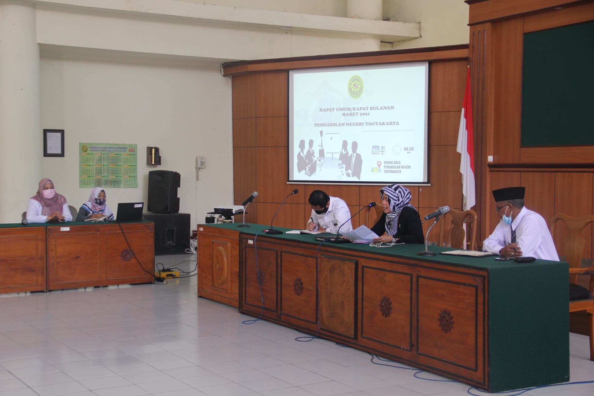Rapat Umum / Bulan Maret Tahun 2021 Pengadilan Negeri Yogyakarta