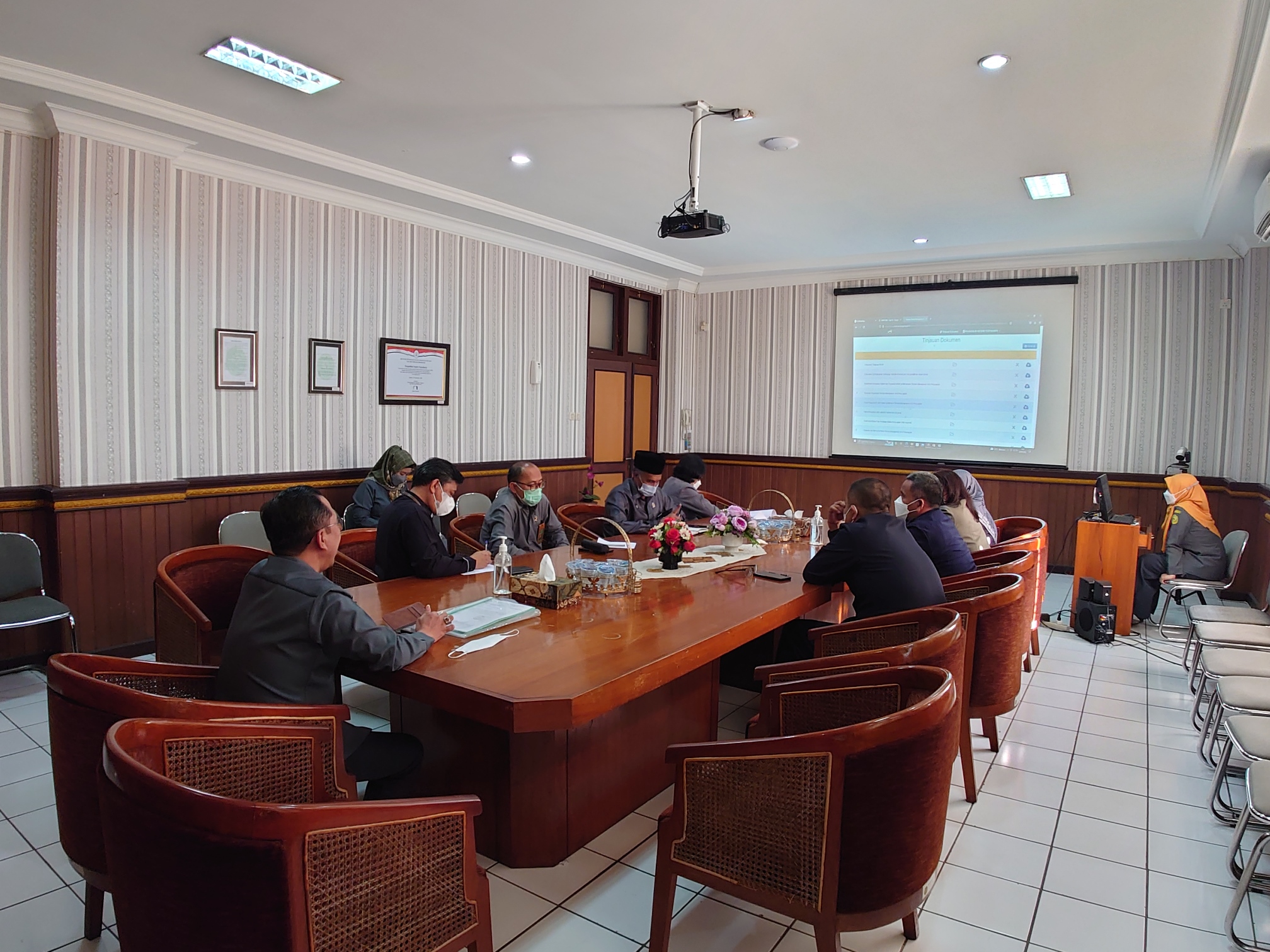 Rapat Persiapan Evaluasi Sistem Manajemen Anti Penyuapan (SMAP)