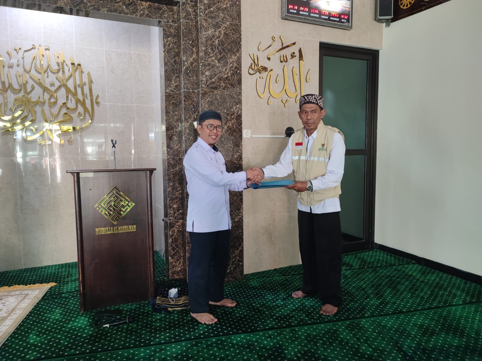 Penyerahan Pengumpulan Hasil Zakat/Infak oleh Tim UPZ Pengadilan Negeri Yogyakarta kepada BAZNAS Kota Yogyakarta