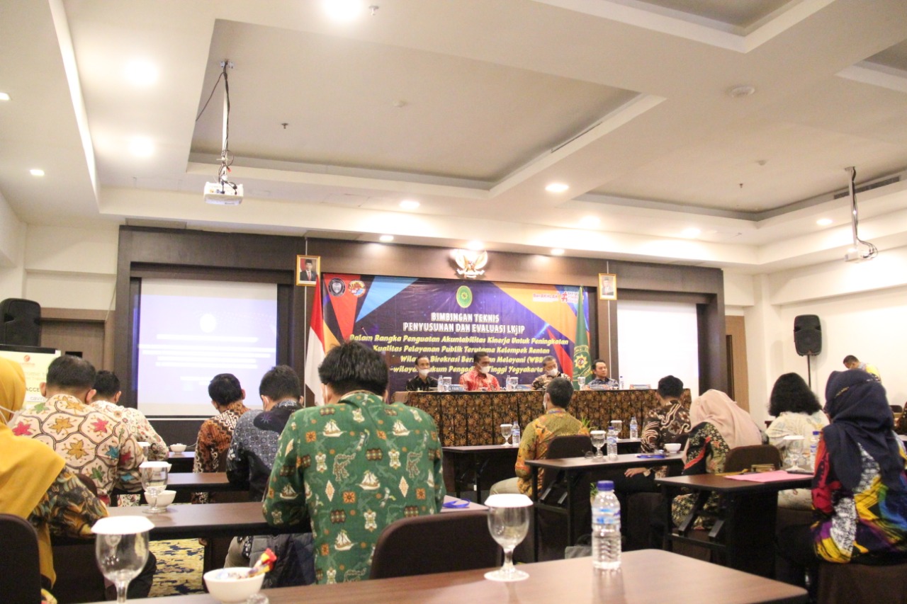 Pengadilan Negeri Yogyakarta Mengikuti Bimtek Tentang Sistem Akuntabilitas Kinerja Instansi Pemerintah (SAKIP)