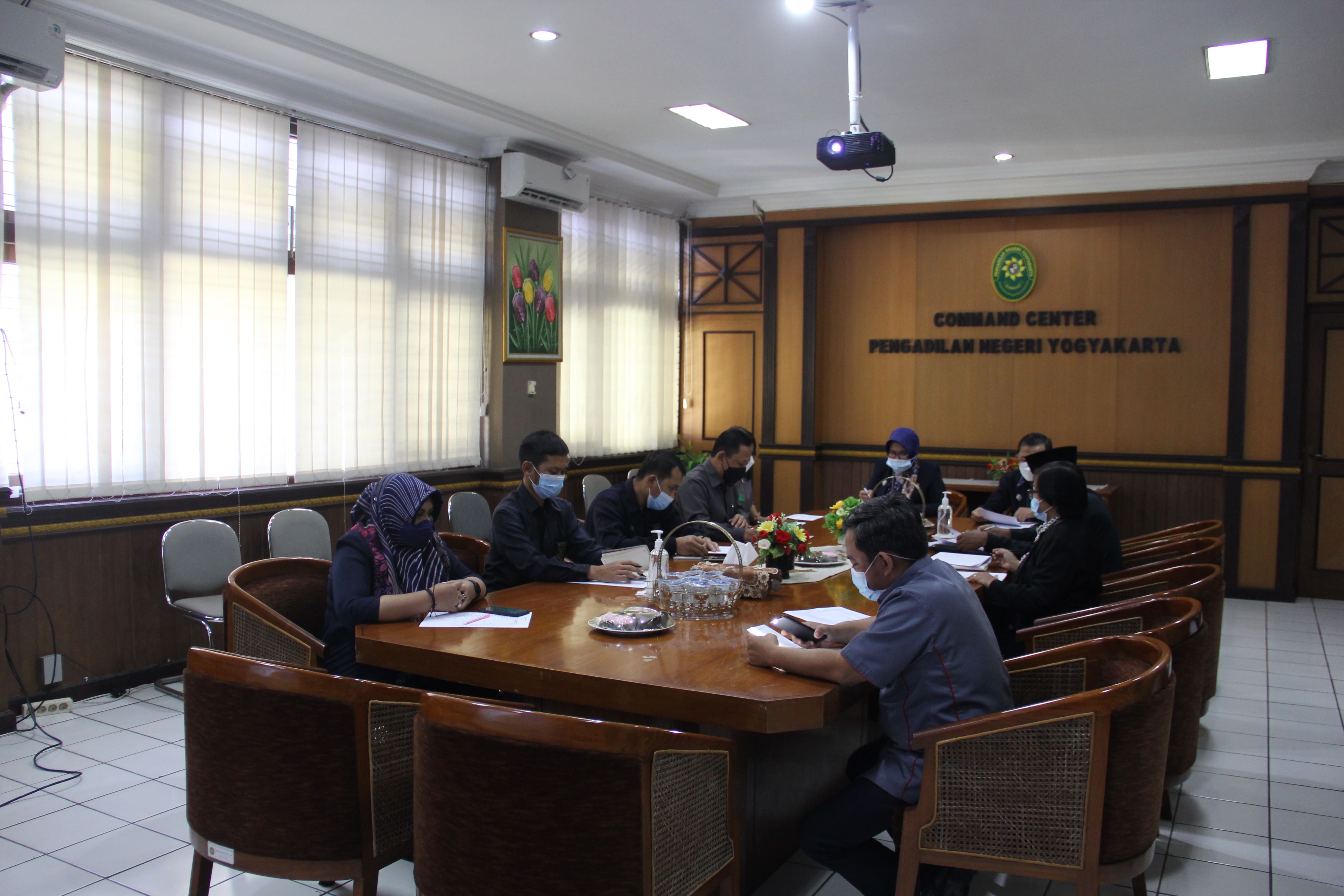 Rapat Monitoring dan Evaluasi Realisasi DIPA 2021 dan Rapat Rencana Realisasi DIPA TA 2022