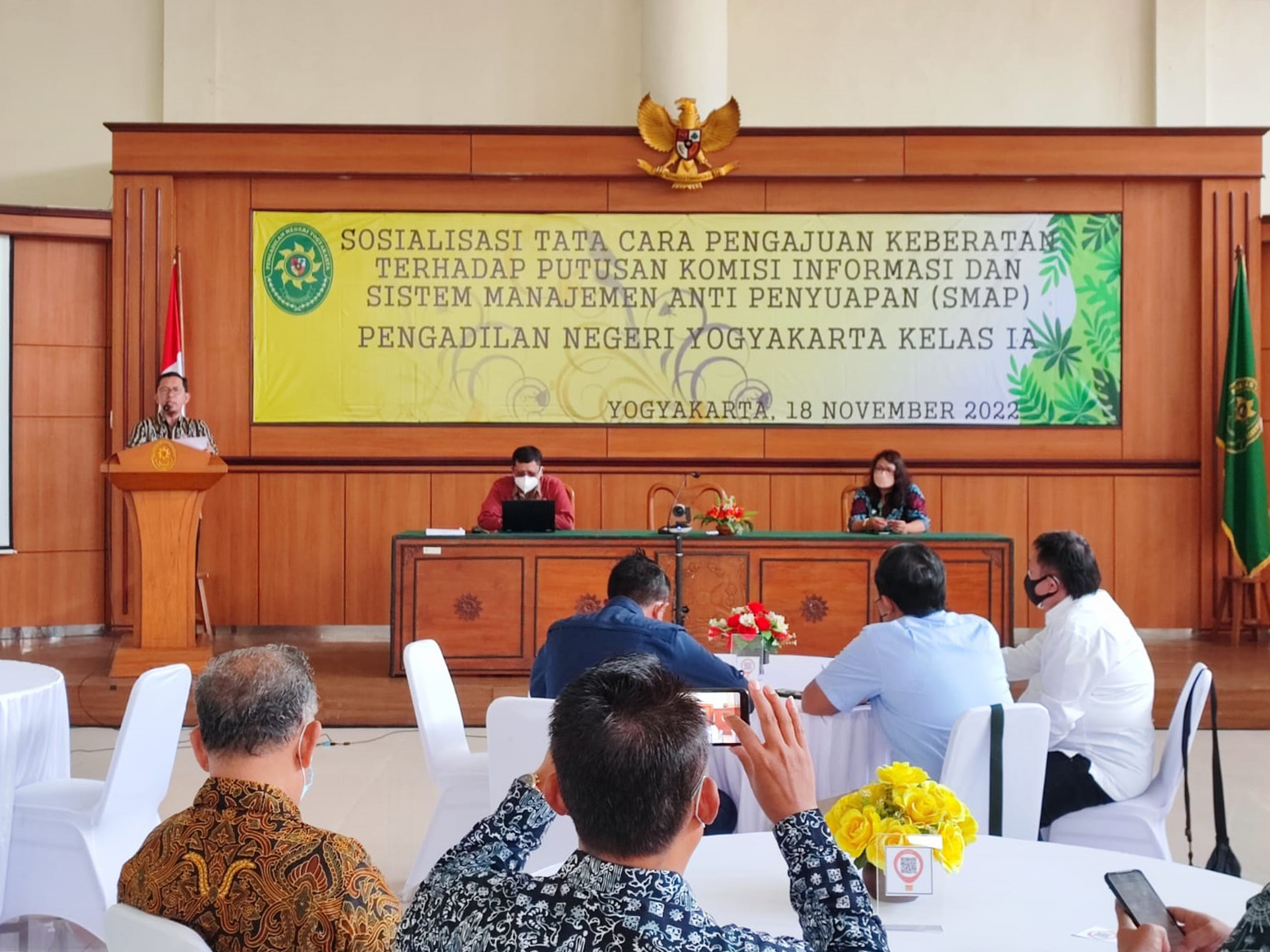 Sosialisasi Tata Cara Pengajuan Keberatan Terhadap Putusan Komisi Informasi dan SMAP Pengadilan Negeri Yogyakarta