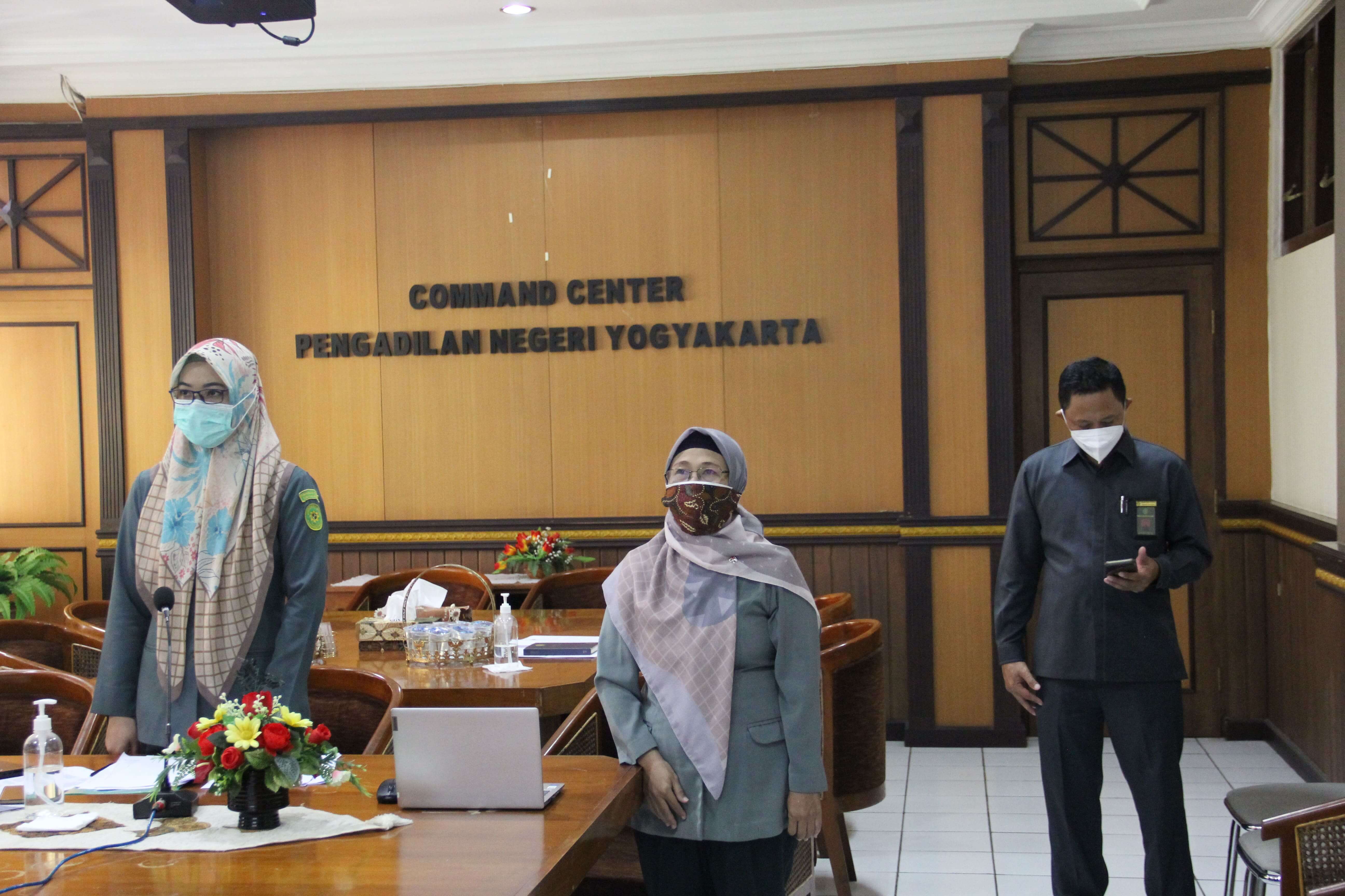 Sekretaris dan Kepegawaian Pengadilan Negeri Yogyakarta Mengikuti Bimtek dan Sosialisasi SIKEP, SAPK, MySAPK dan SITARA 