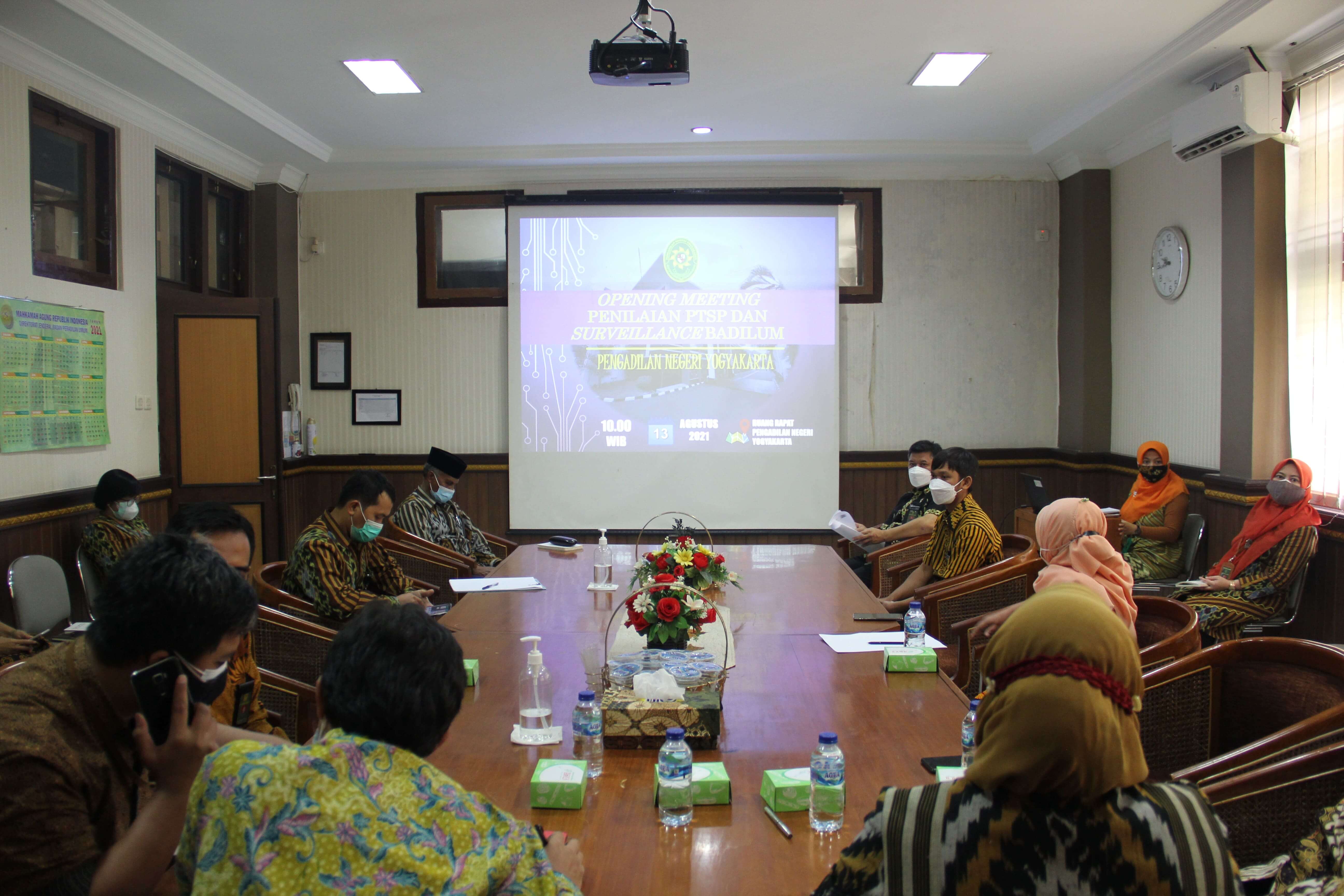 Penilaian Pelayanan Terpadu Satu Pintu (PTSP) dan Surveillance Akreditasi Penjaminan Mutu (APM) Tahun 2021