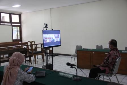 Delegasi Pemeriksaan Saksi Via Teleconfrence