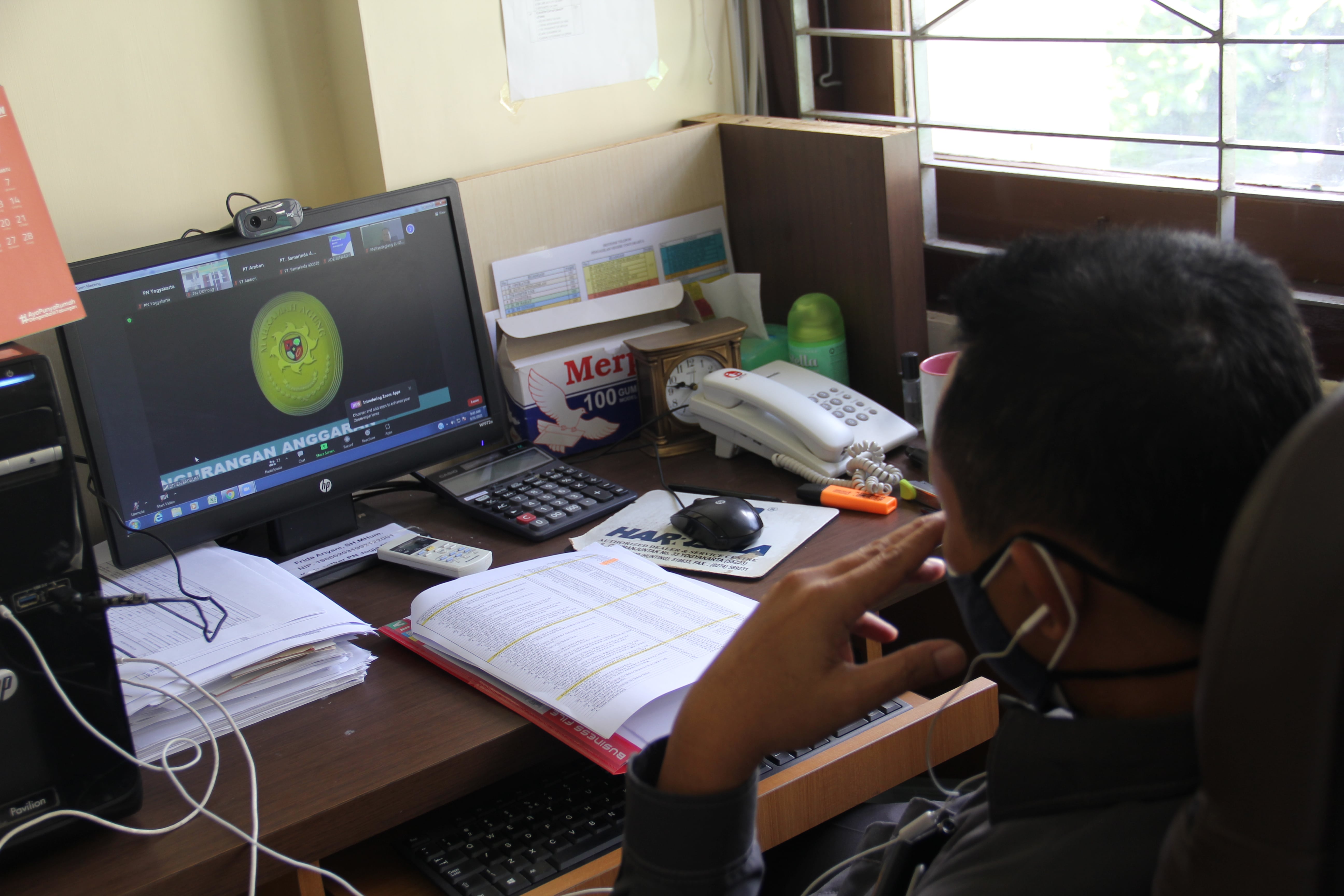 Revisi Pengurangan Anggaran bersama Ditjen Badilum