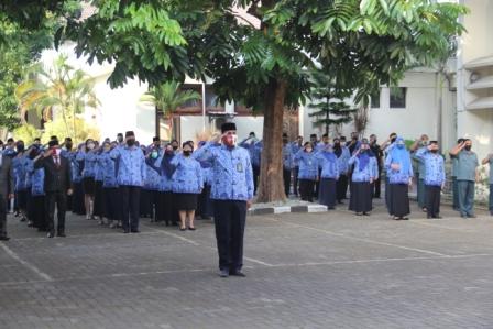 UPACARA BENDERA PERINGATAN HUT KEMERDEKAAN RI KE 75