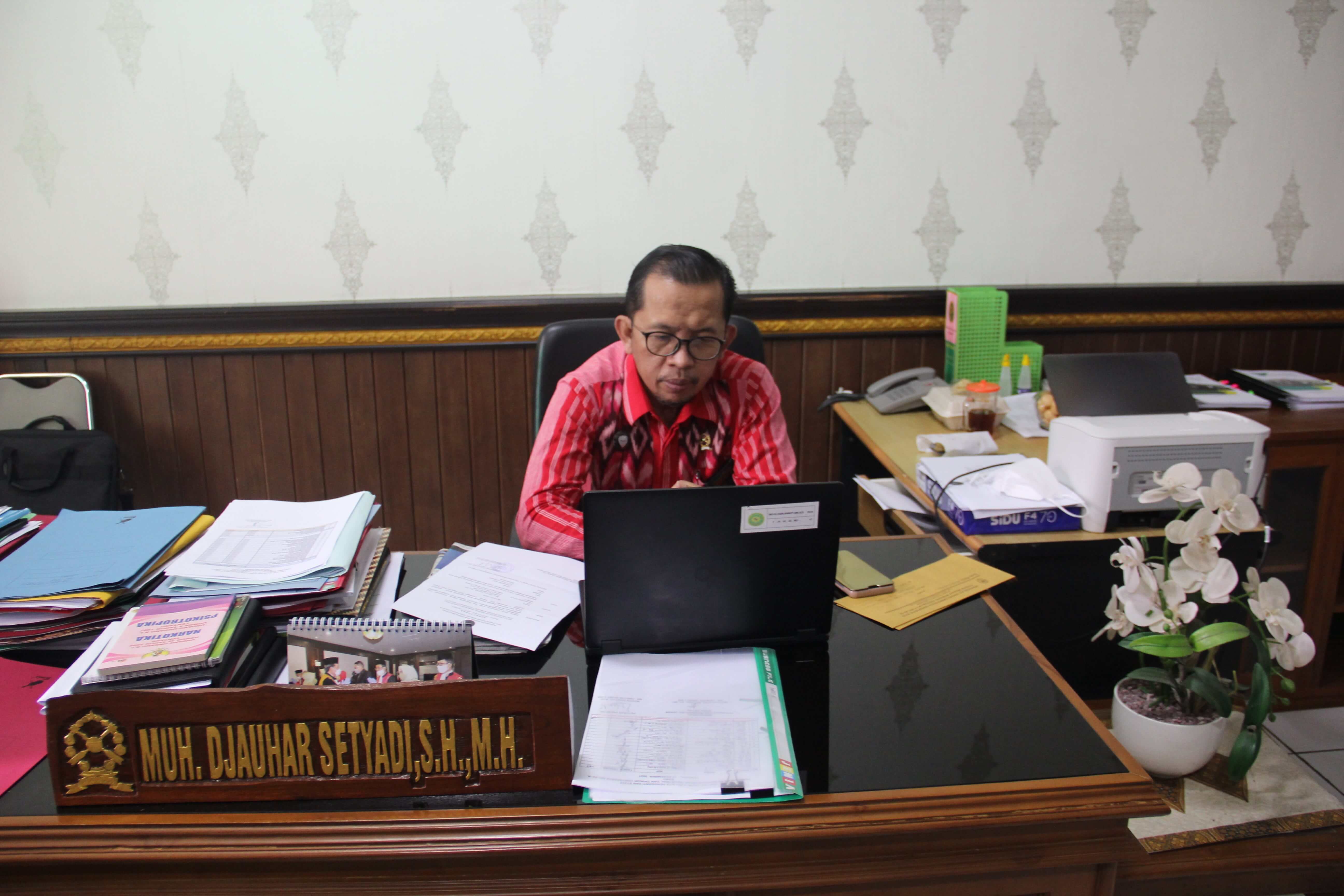 Wakil Ketua Pengadilan Negeri Yogyakarta Mengikuti FGD Raperda Kerja Sama Daerah