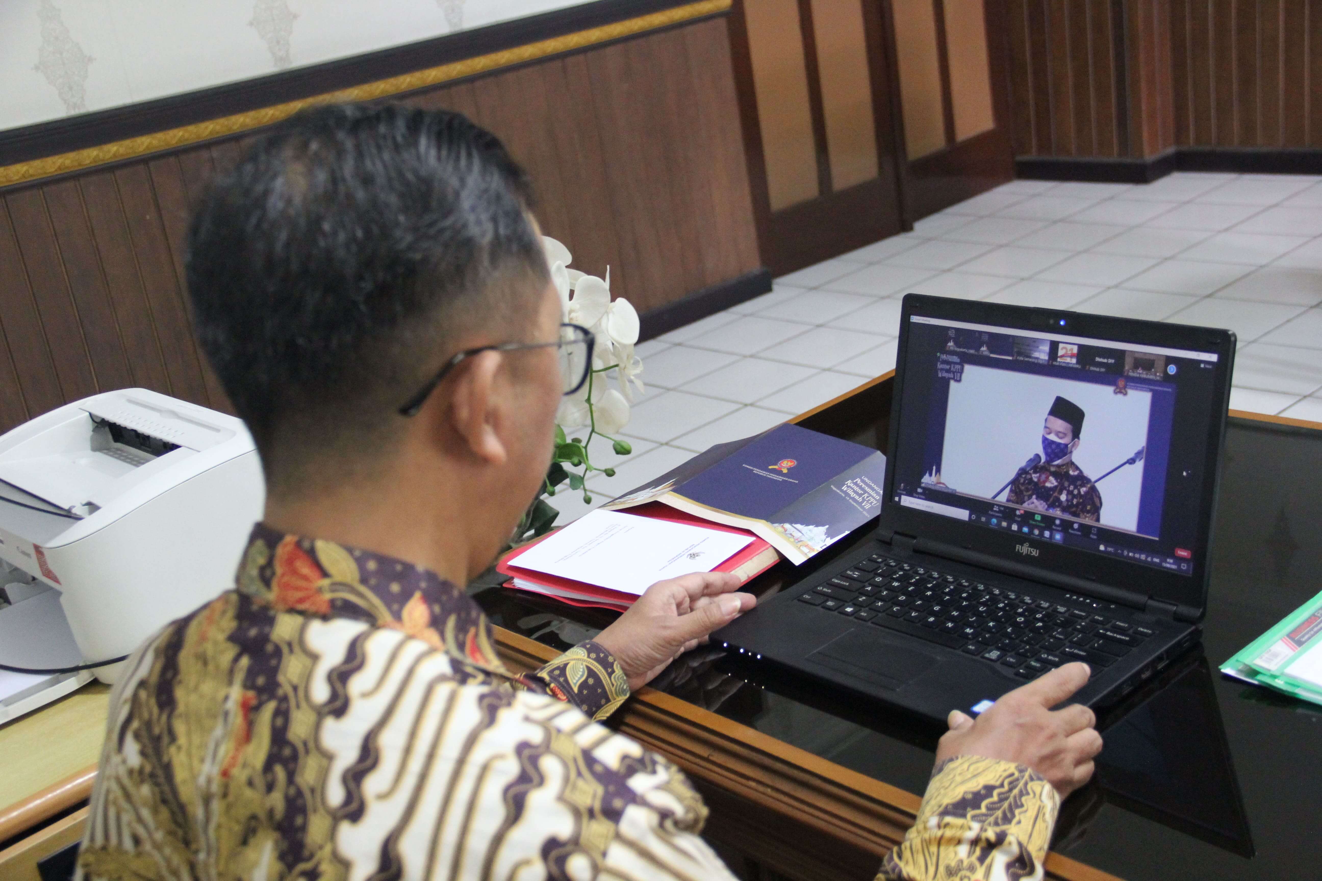 Wakil Ketua Pengadilan Negeri Yogyakarta Menghadiri Peresmian Kantor Wilayah VII (D.I Yogyakarta - Jawa Tengah) Komisi Pengawas Persaingan Usaha RI