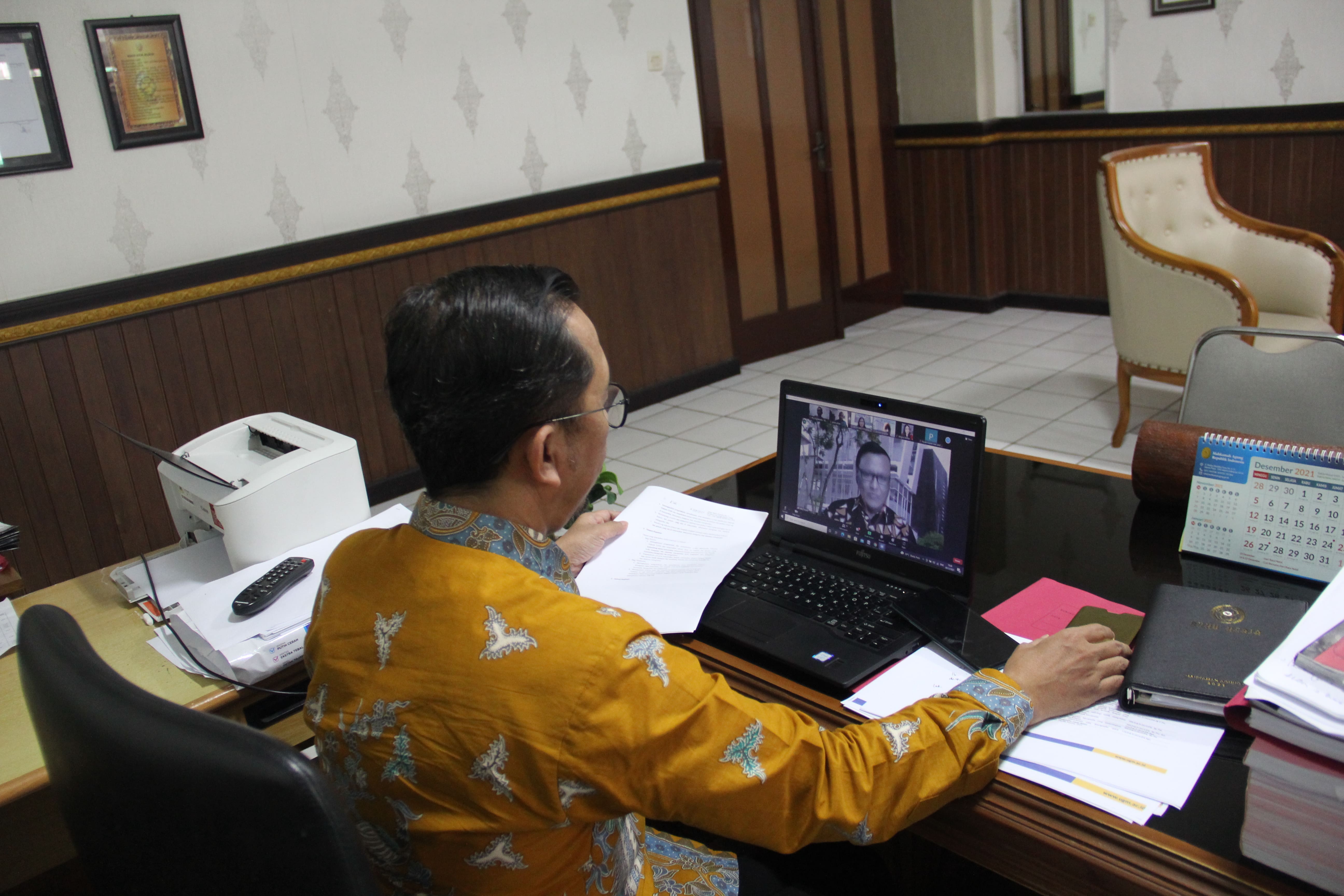 Wakil Ketua Pengadilan Negeri Yogyakarta Mengikuti Diseminasi Hasil Penelitian 