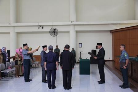 Pengambilan Sumpah Jabatan dan Pelantikan Sekretaris Pengadilan Negeri Yogyakarta Kelas IA