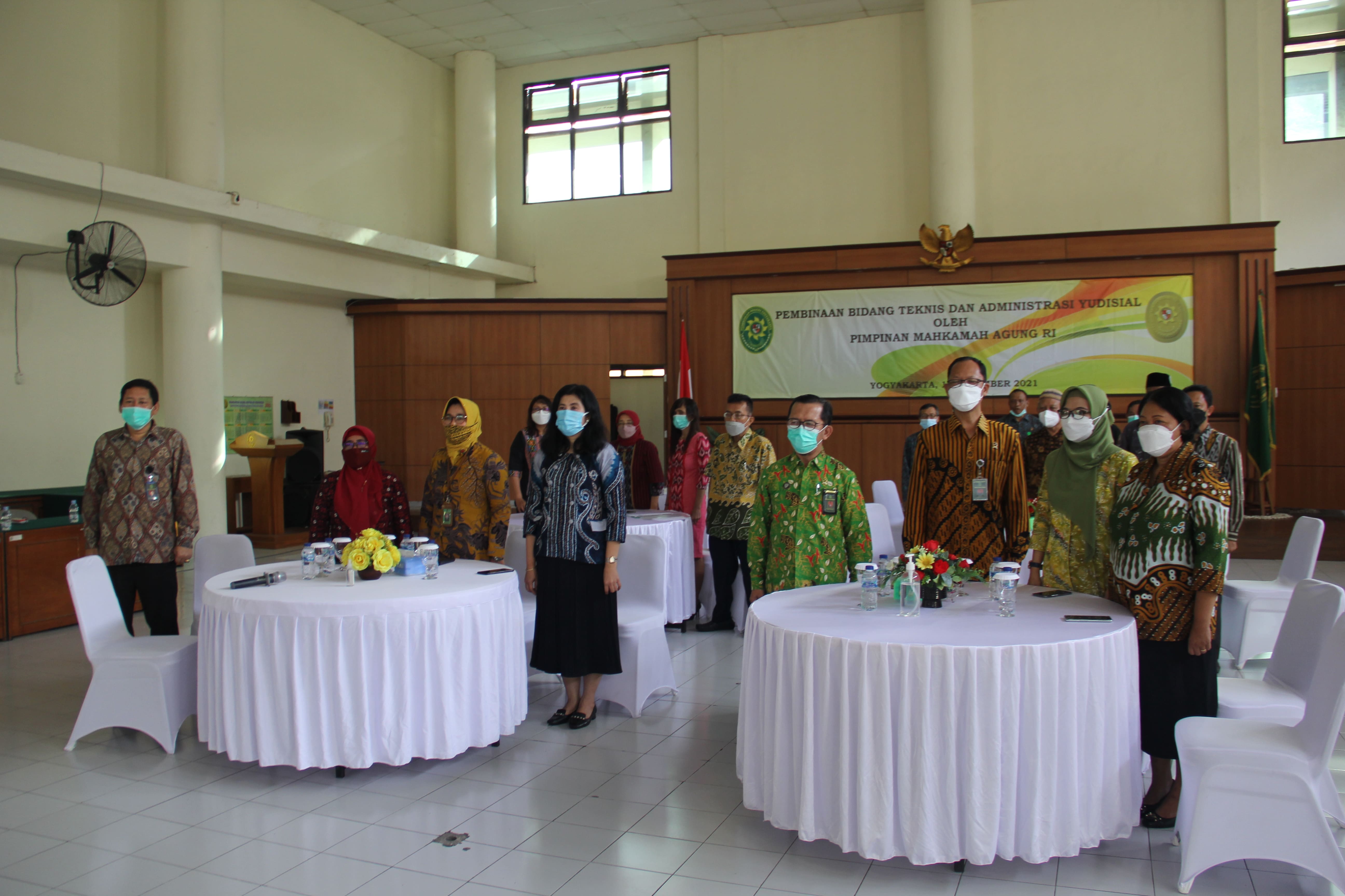 Pembinaan Bidang Teknis dan Administrasi Peradilan oleh Pimpinan Mahkamah Agung RI