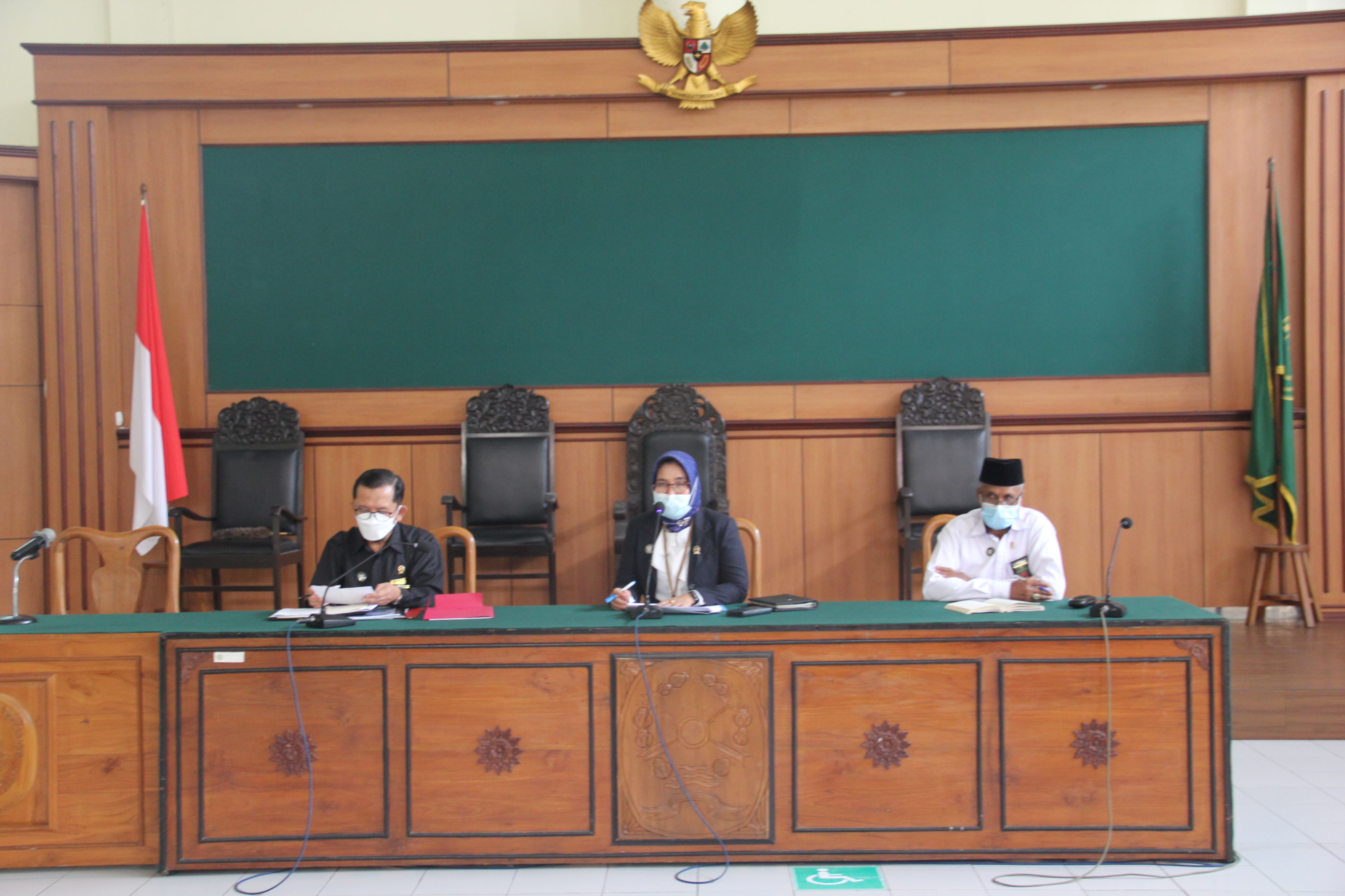 Rapat Pembinaan dan Monitoring Evaluasi Kinerja Bulan November 2021