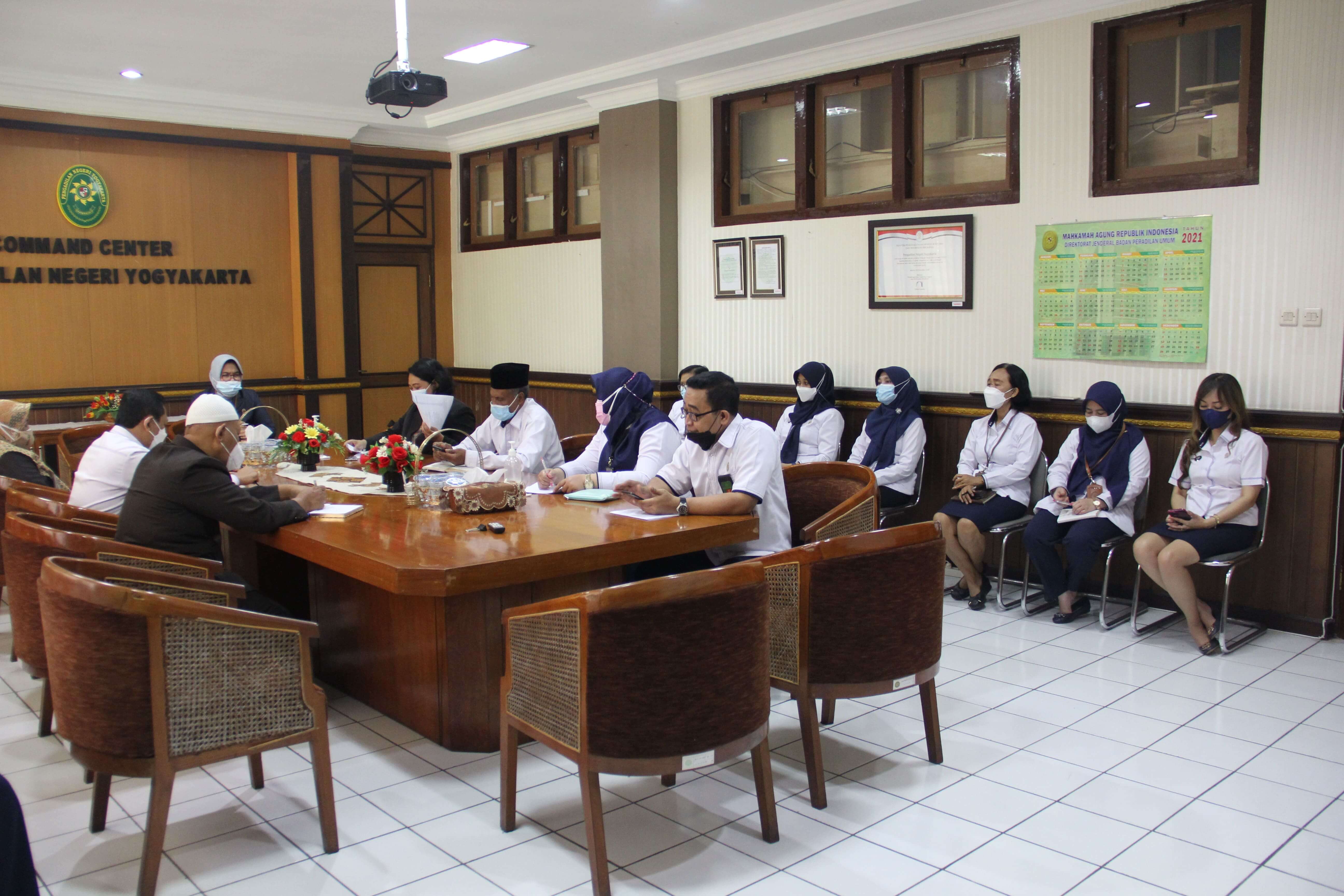 Rapat Persiapan Terakhir Sosialisasi Permasalahan dan Pelaksanaan Eksekusi dan Relaas Panggilan