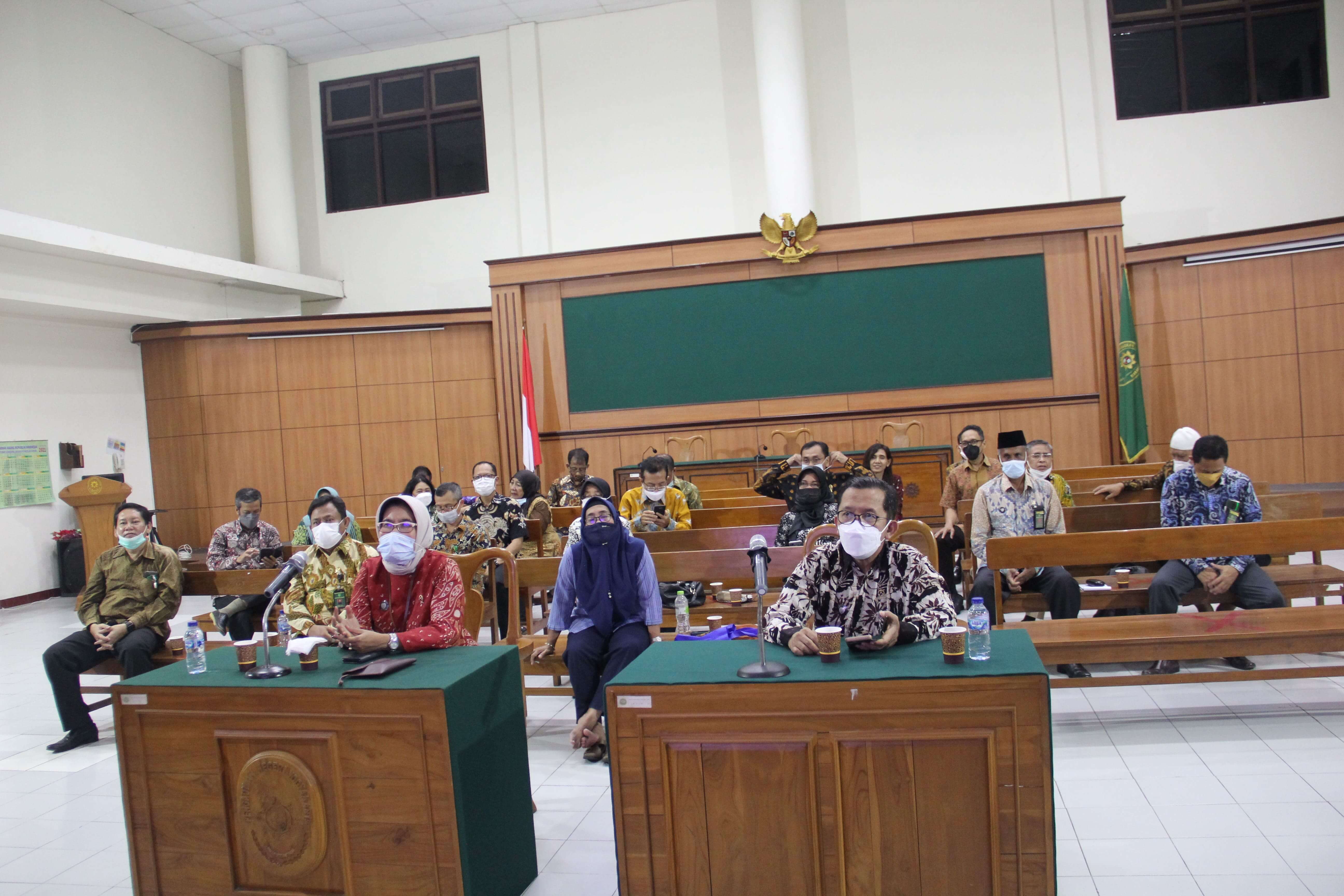 Pembinaan Teknis dan Administratif Yudisial oleh Pimpinan Mahkamah Agung RI secara Virtual