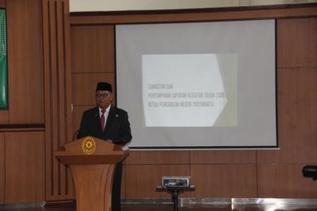 Penyampaian Laporan Kegiatan Tahun 2019, Penandatangan Mou dan Pencanangan Pembangunan Zona Integritas Menuju WBBM