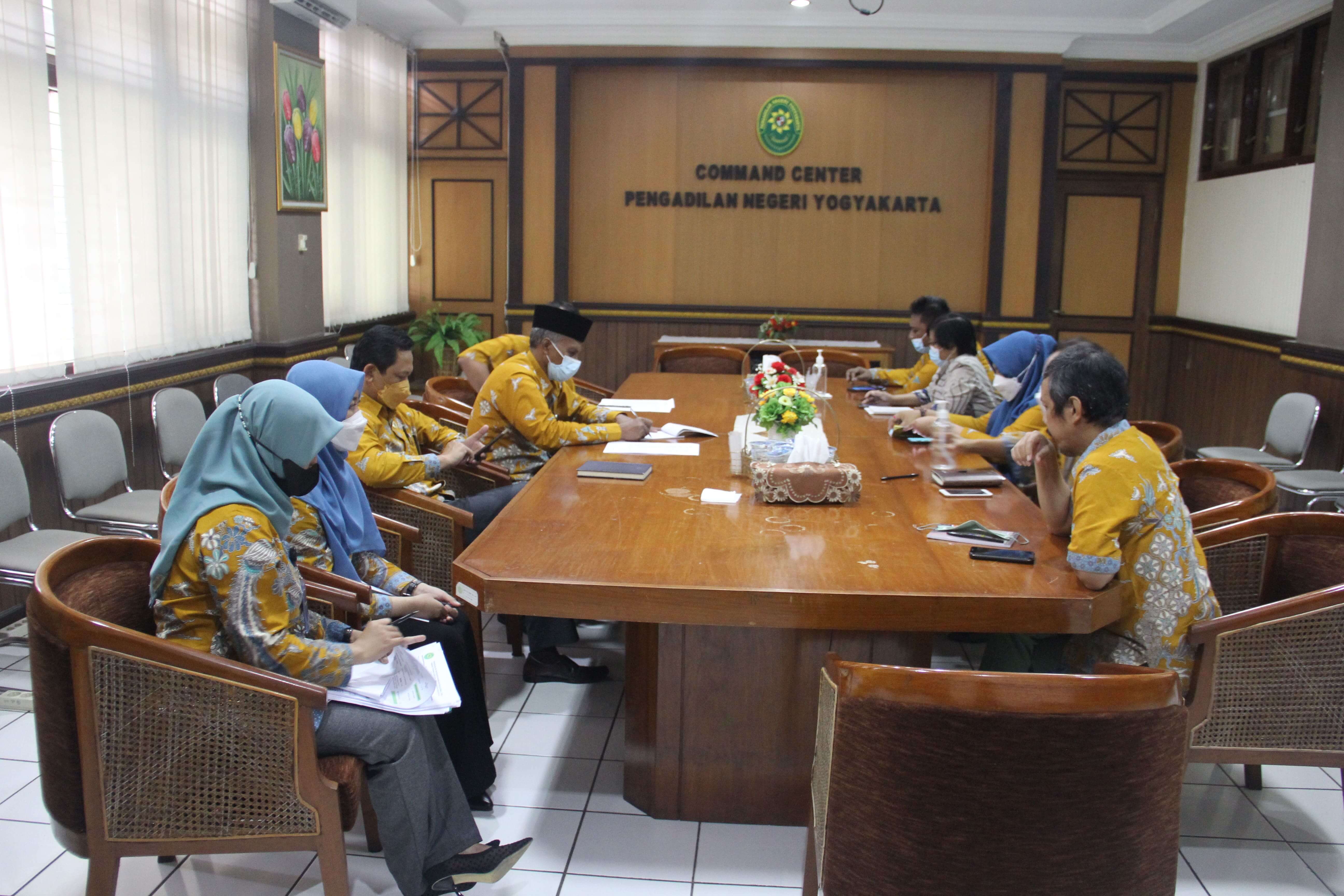 Rapat Kedua Koordinasi Teknis Pelaksanaan SPPT-TI Pengadilan Negeri Yogyakarta