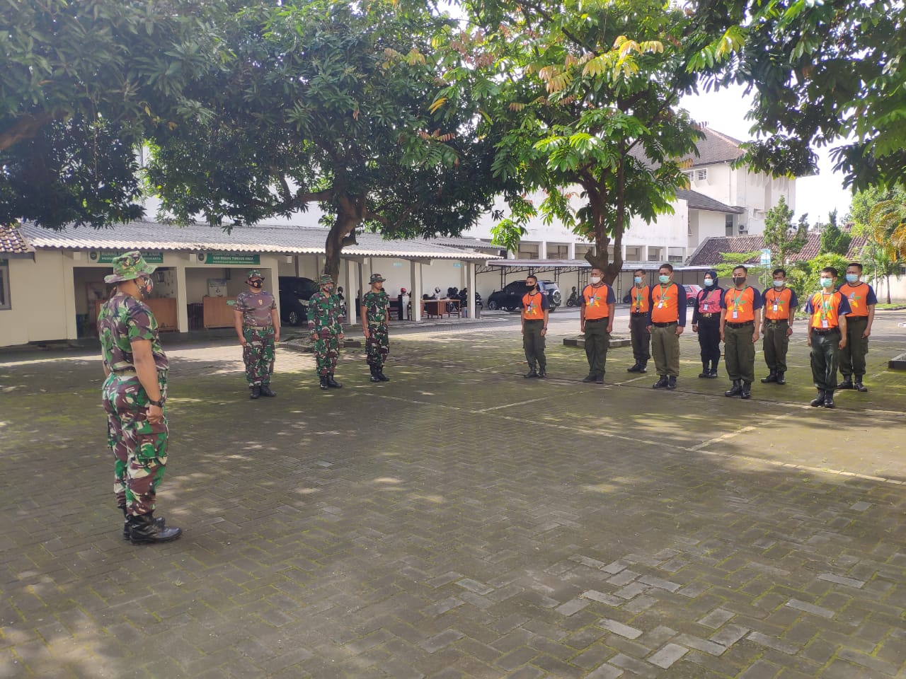 Pelatihan Satuan Pengamanan Pengadilan Negeri Yogyakarta Hari Ketiga