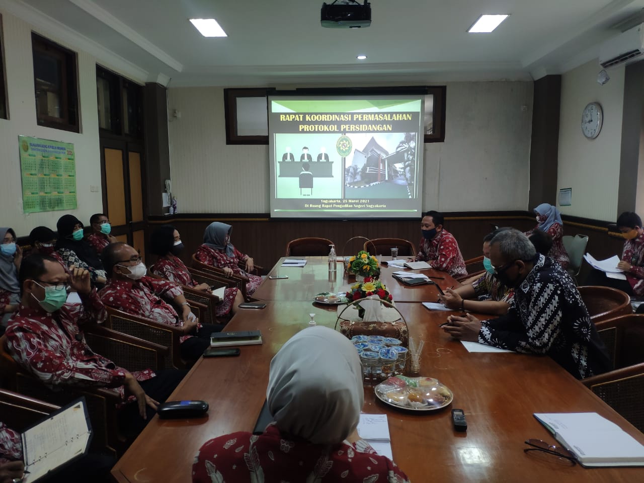 Rapat Koordinasi Permasalahan Protokol Persidangan