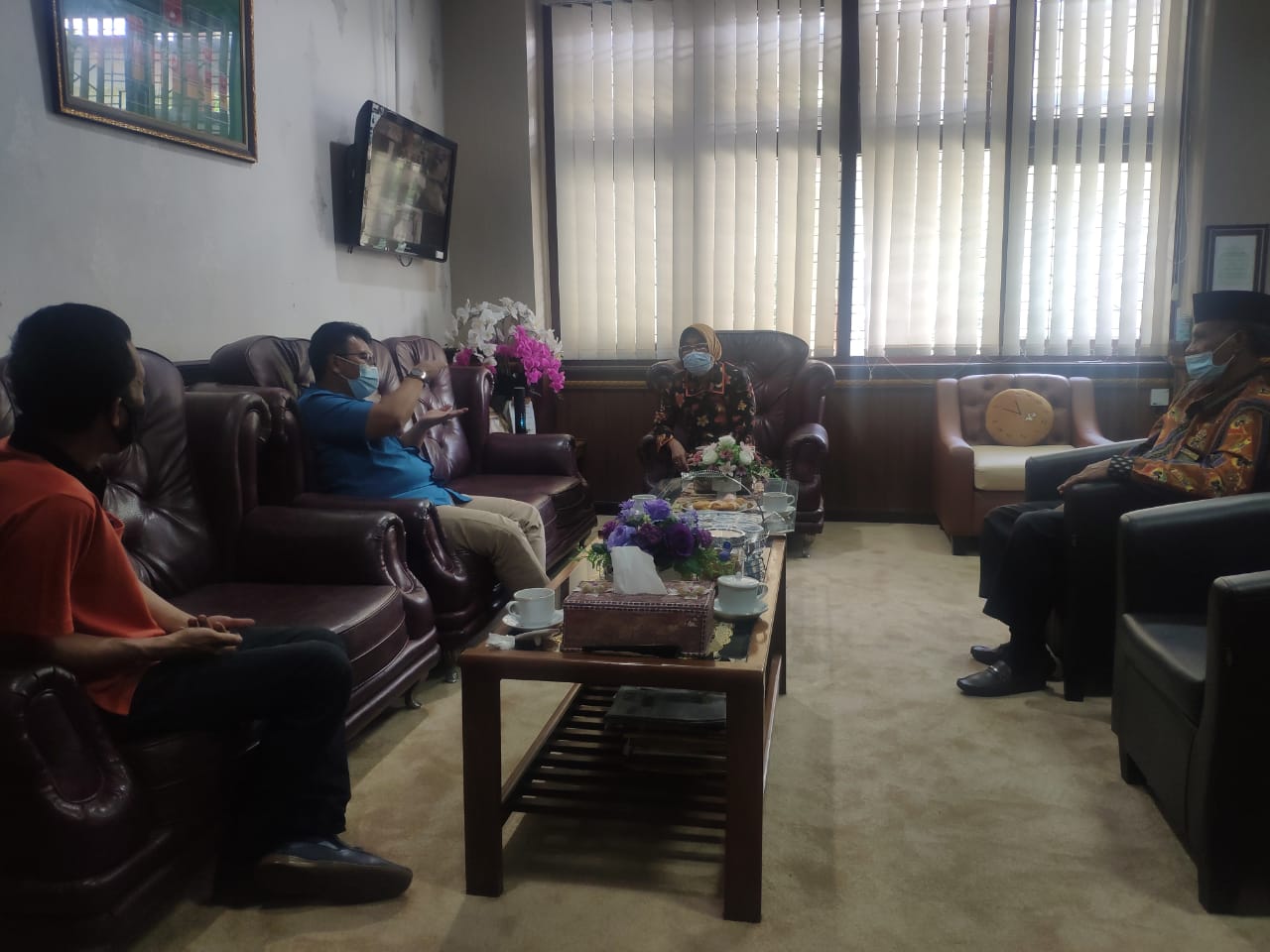 Kunjungan Silaturahmi Kepala Kantor Pertahanan Kota Yogyakarta ke Pengadilan Negeri Yogyakarta