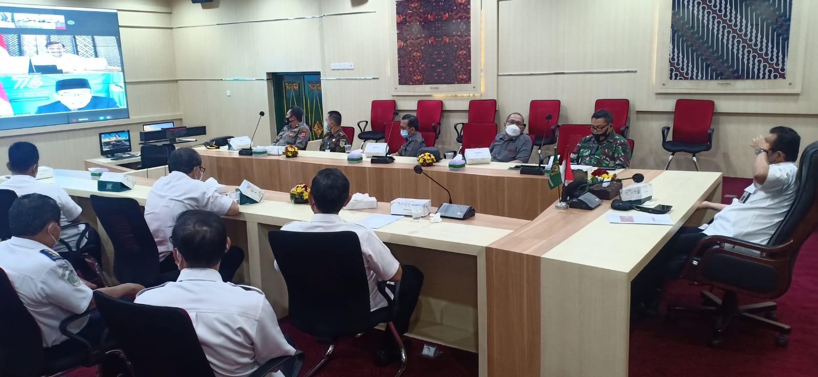 Rapat Koordinasi Evaluasi PPKM Jawa Bali Periode 24-30 Agustus 2021