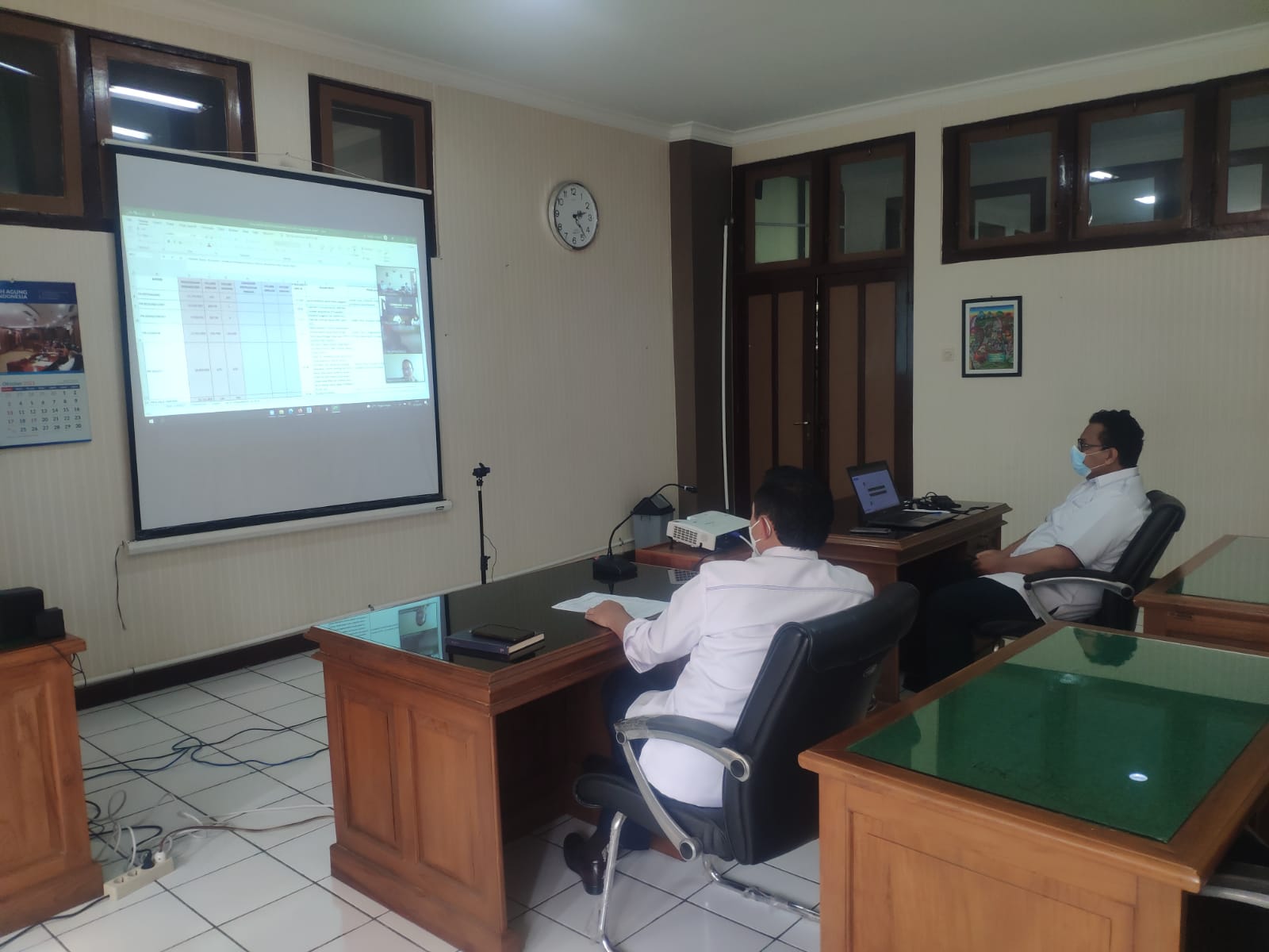 Revisi Anggaran Satker Tahun Anggaran 2021 bersama Ditjen Badilum