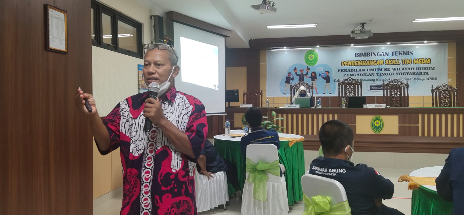 Pengadilan Negeri Yogyakarta Mengikuti Bimbingan Teknis Tim Media