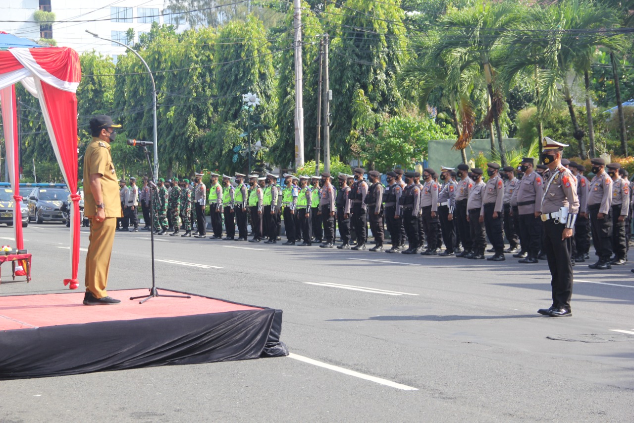 Wakil Ketua Pengadilan Negeri Yogyakarta Mengikuti Apel Gelar Pasukan OPS LILIN Progo 2021