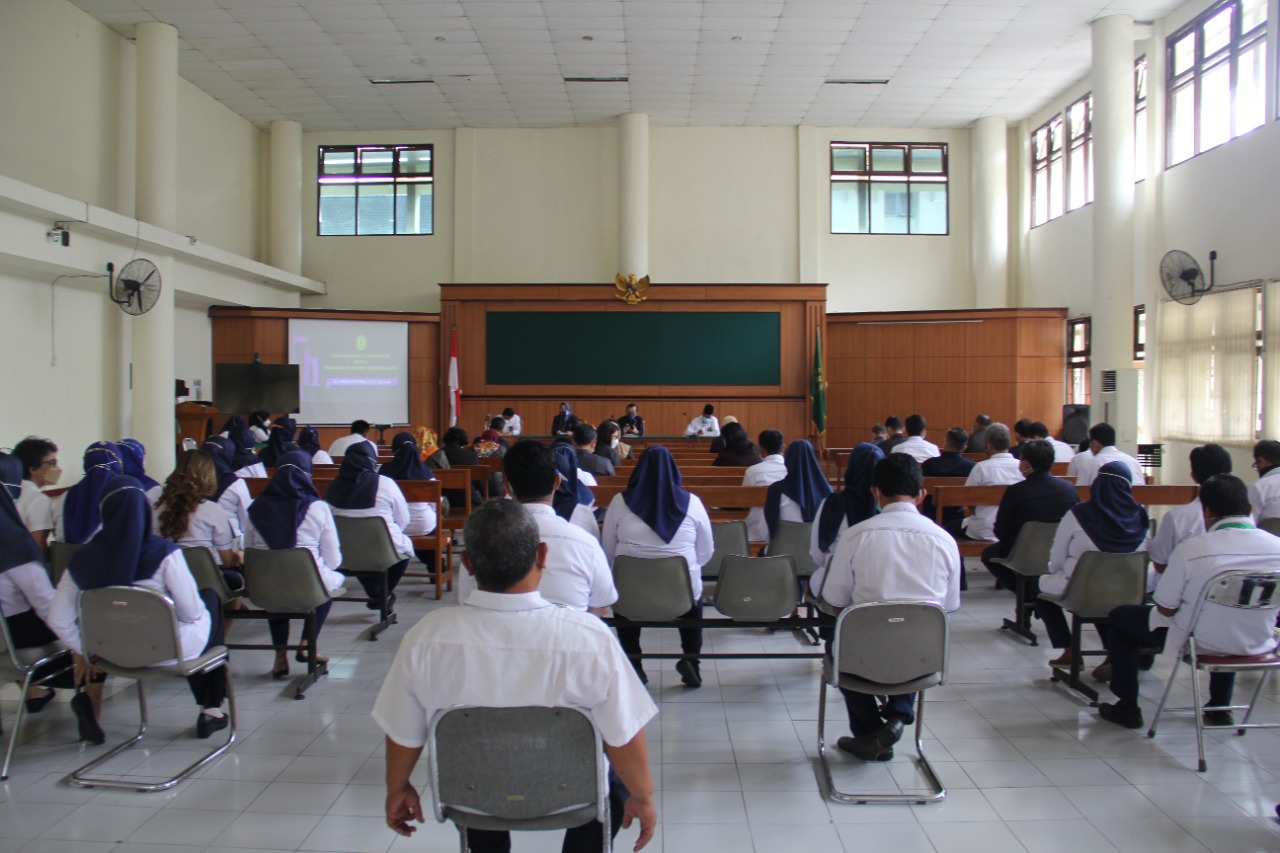 Rapat Pembinaan dan Monitoring Evaluasi Kinerja Desember 2021