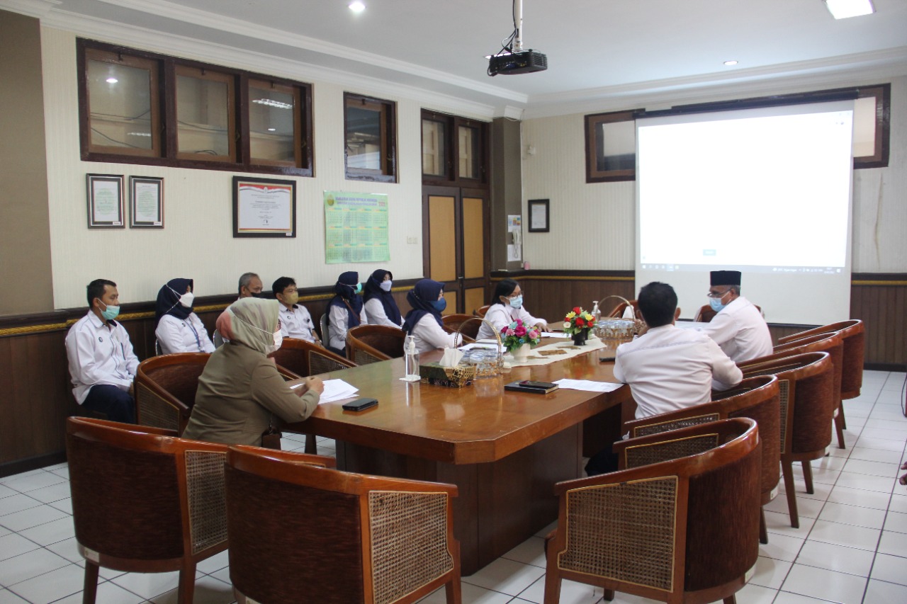 Rapat Koordinasi Pengisian Data Laporan Tahunan Mahkamah Agung RI
