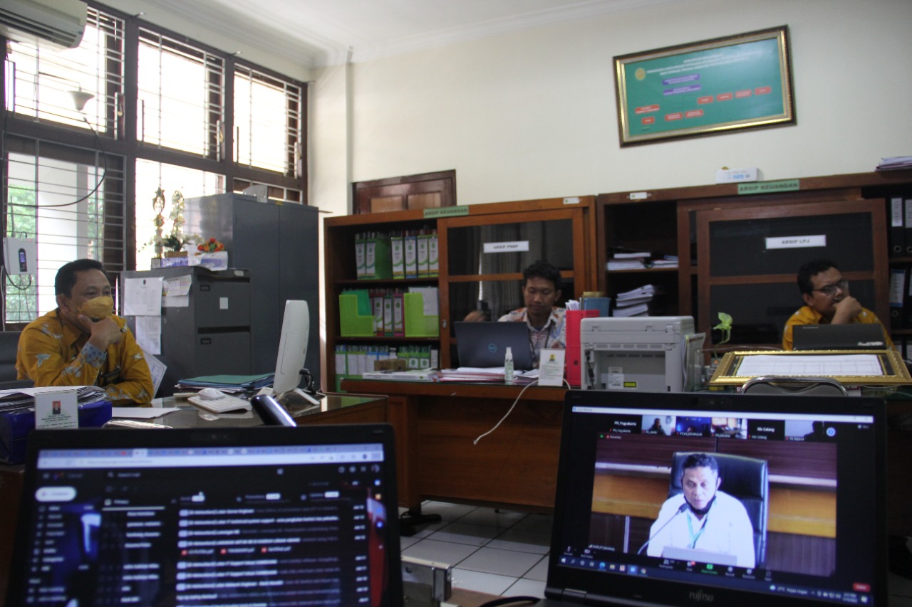 Monitoring dan Evaluasi Laporan SMART DIPA 01 bersama Biro Keuangan Badan Urusan Administrasi Mahkamah Agung RI