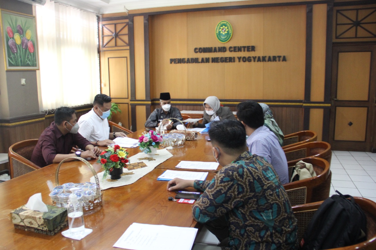 Kegiatan Teguran/Aanmaning pada Pengadilan Negeri Yogyakarta