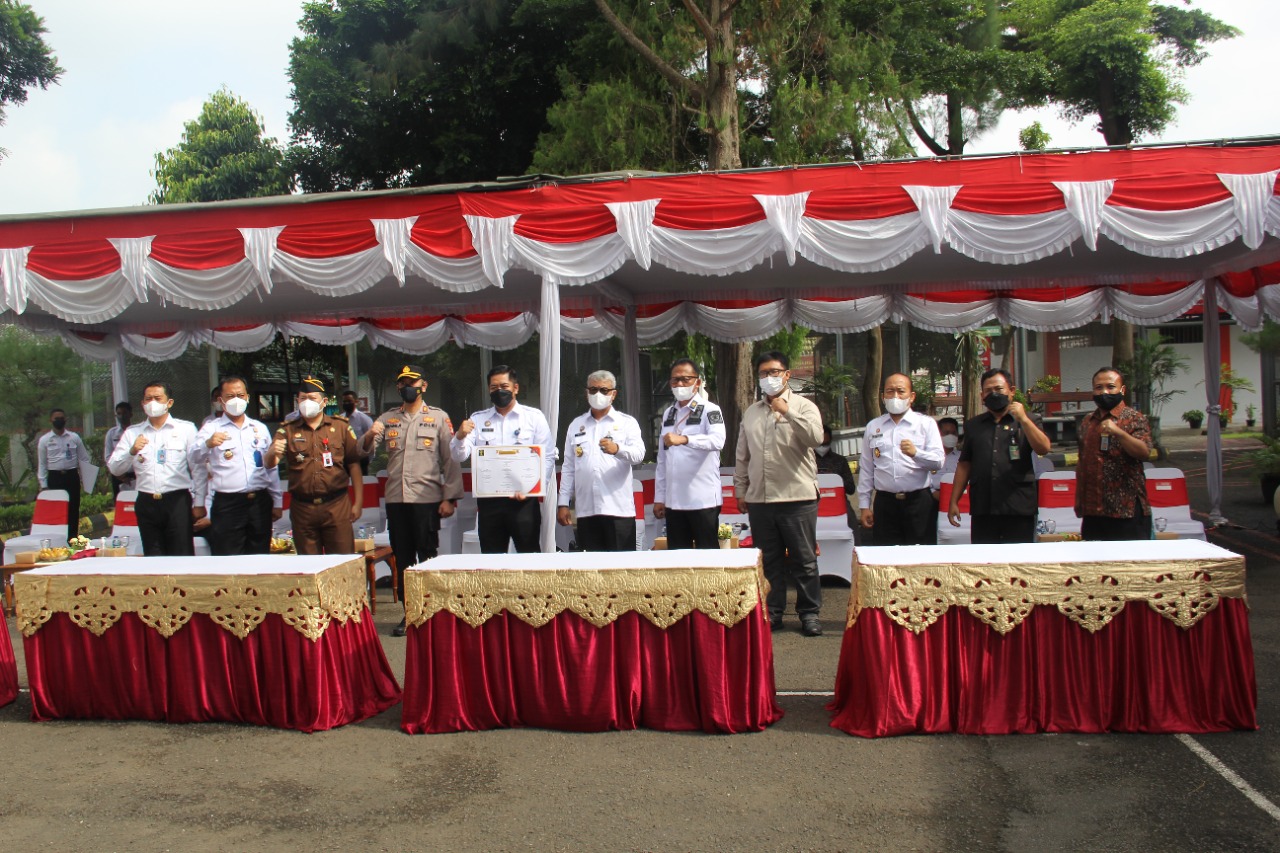 Deklarasi Janji Kinerja dan Pencanangan Zona Integritas Menuju WBK/WBBM Tahun 2022 Lapas Kelas IIA Yogyakarta