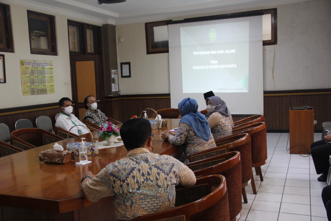 Pengambilan Sisa Hasil Lelang pada Pengadilan Negeri Yogyakarta