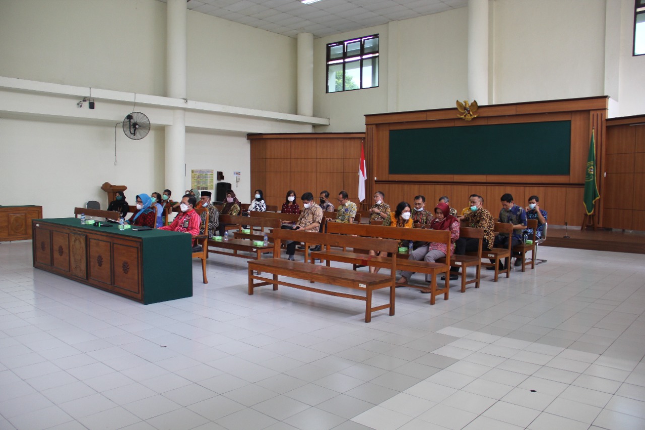 Pembinaan Bidang Teknis dan Administrasi Peradilan oleh Pimpinan Mahkamah Agung RI Januari 2022