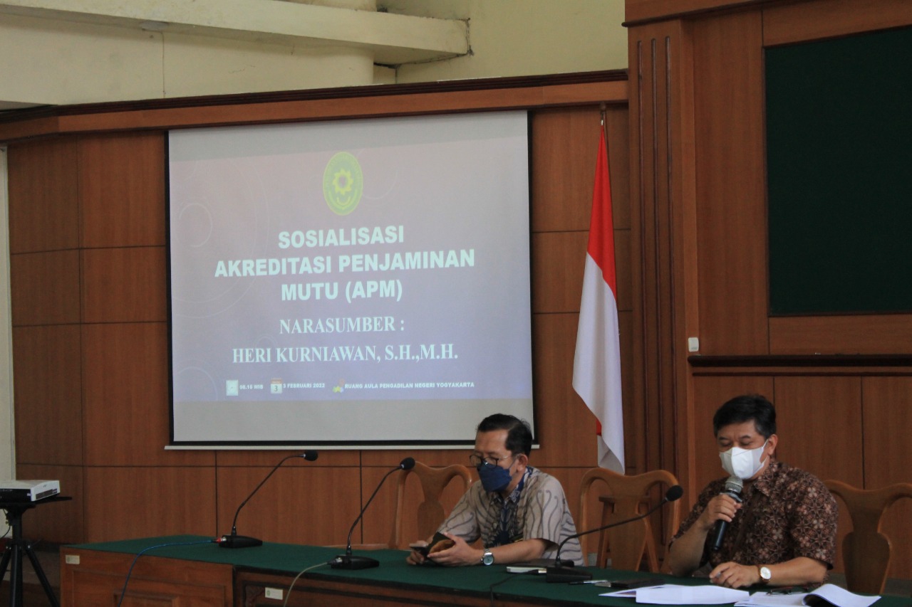 Sosialisasi Akreditasi Penjaminan Mutu (APM)