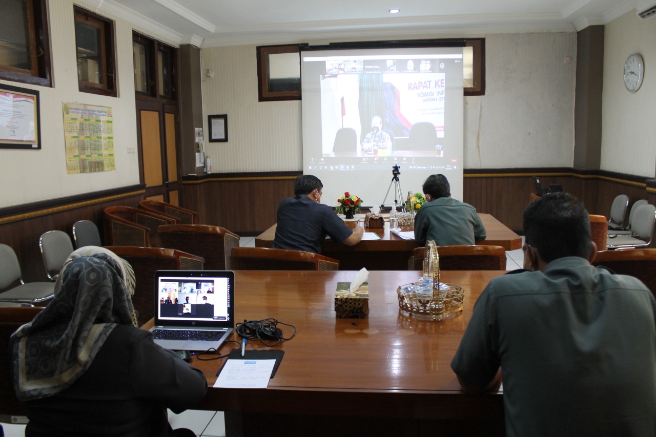 Rapat Kerja Daerah (Rakerda) bersama Komisi Informasi Daerah DIY