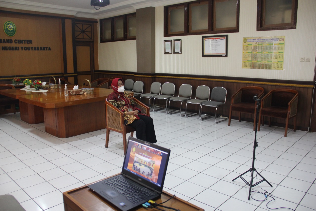 Persiapan/Gladi Pelaksanaan Laporan Tahunan Mahkamah Agung RI Tahun 2021