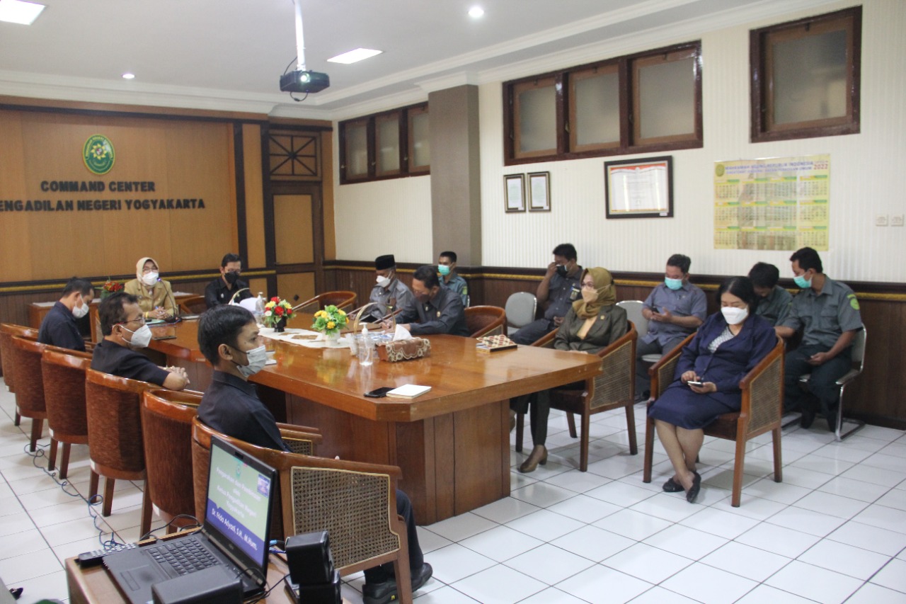 Rapat Pembinaan dan Monev Kinerja Bulan Februari 2022