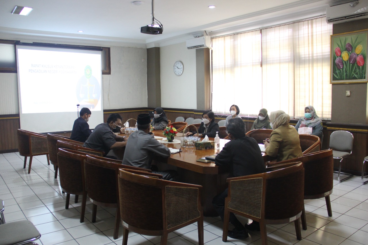 Rapat Khusus Kepaniteraan Pengadilan Negeri Yogyakarta