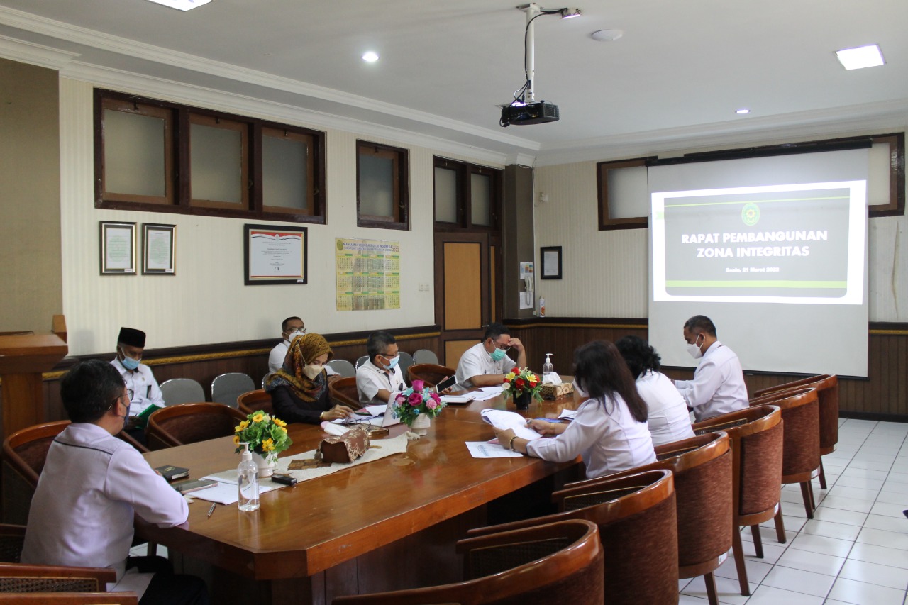 Rapat Pembangunan Zona Integritas