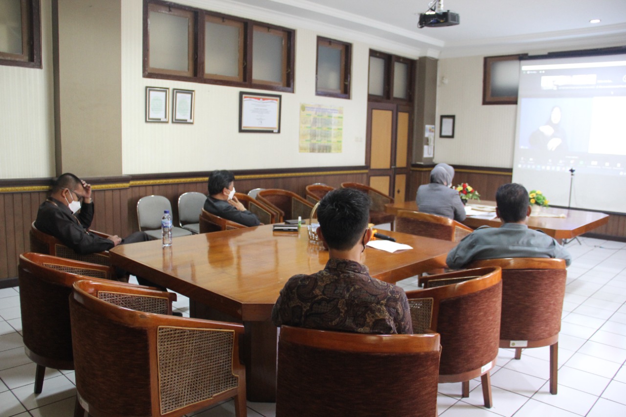 Pengadilan Negeri Yogyakarta Mengikuti Webinar Bersama SAPDA