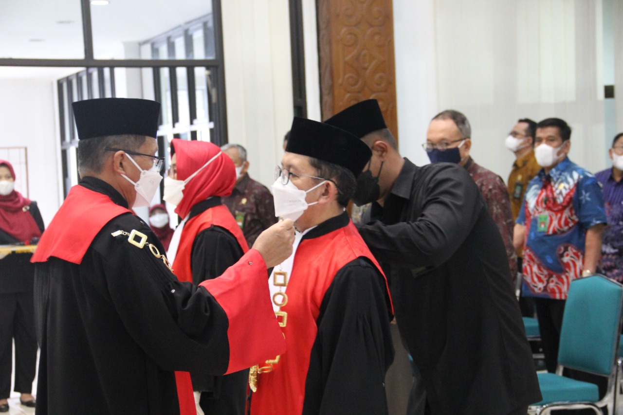 Sidang Luar Biasa Pelantikan, Pengambilan Sumpah dan Serah Terima Jabatan Ketua Pengadilan Negeri Hubungan Industrial dan Tindak Pidana Korupsi Yogyakarta Kelas I.A.