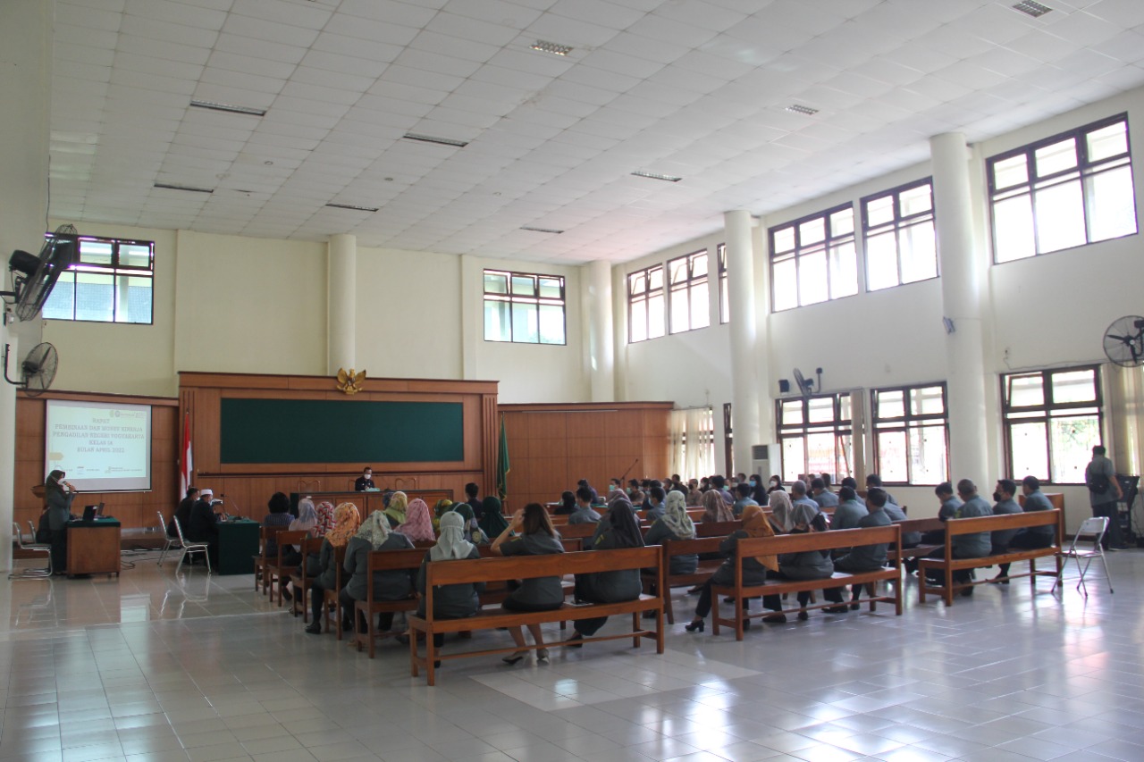 Rapat Pembinaan dan Monev Kinerja Bulan April 2022 serta Sosialisasi-Sosialisasi