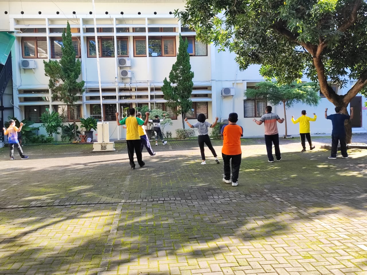 Senam Pagi Pengadilan Negeri Yogyakarta
