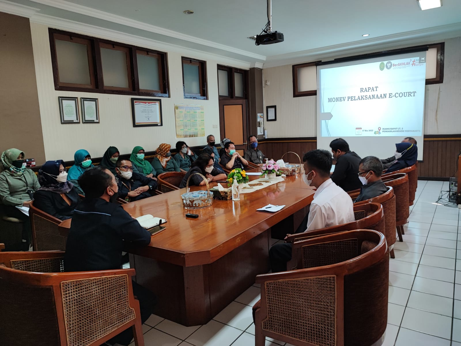 Rapat Monitoring dan Evaluasi Pelaksanaan e-Court