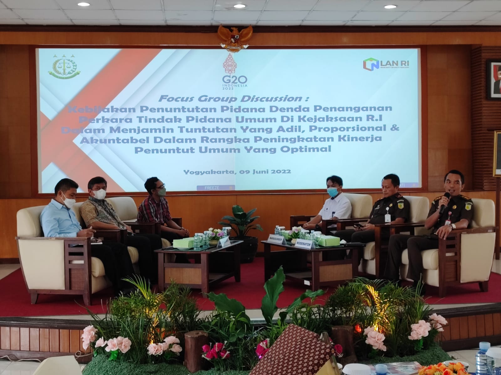 Hakim Pengadilan Negeri Yogyakarta Mengikuti FGD Bersama Kejaksaan Tinggi Yogyakarta