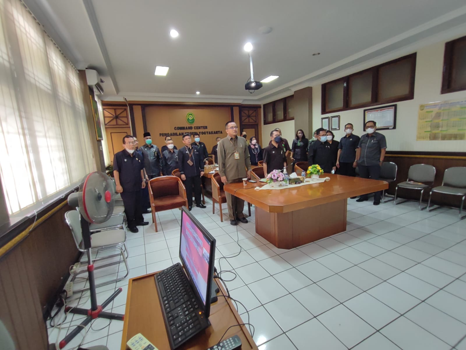 Pengadilan Negeri Yogyakarta Mengikuti Kegiatan Penandatanganan Nota Kesepahaman dan Pedoman Kerja Bersama tentang SPPT-TI
