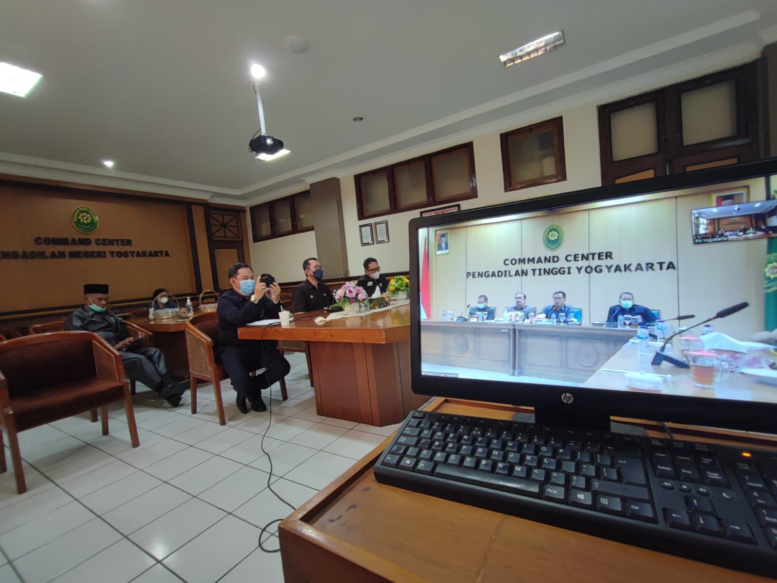 Rapat Koordinasi Implementasi Aplikasi e-Berpadu bersama Pengadilan Tinggi Yogyakarta